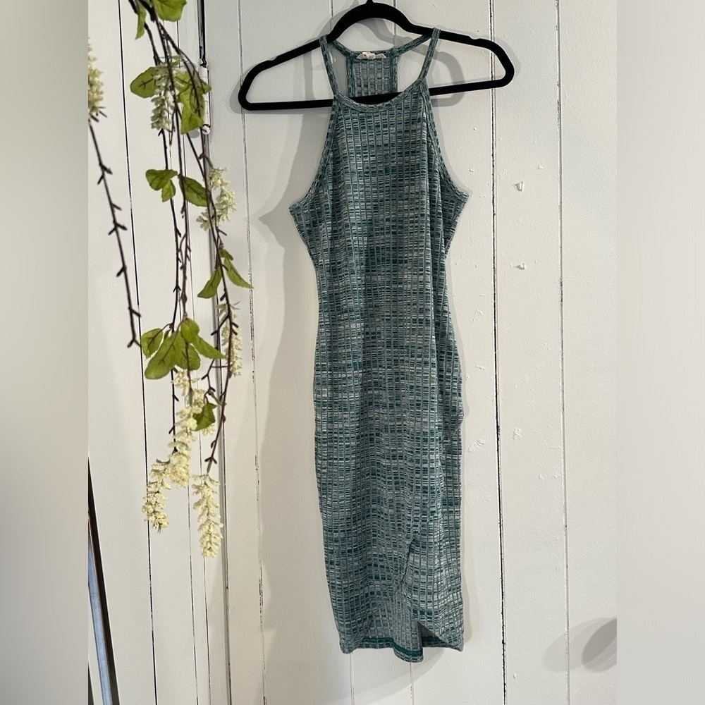 URBAN OUTFITTERS Cotton body icon green dress